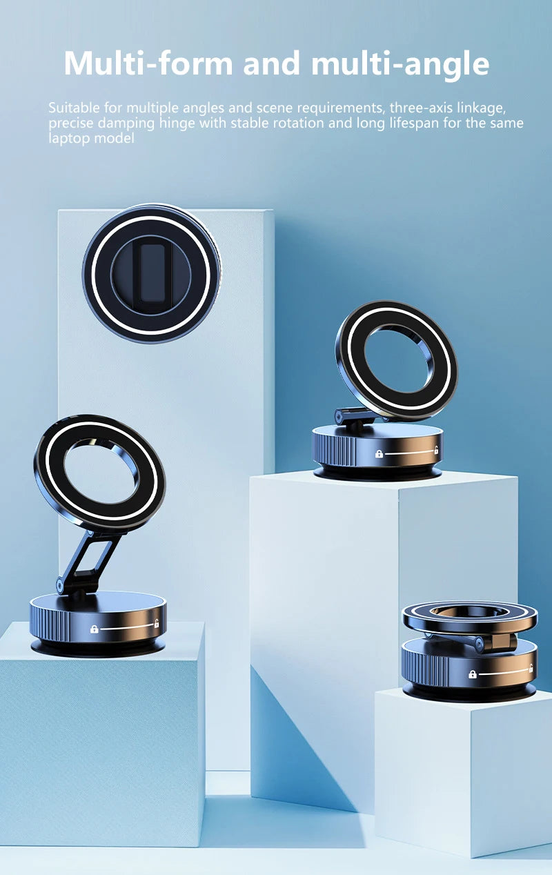 Magnetic Car Phone Holder – Foldable & Adjustable