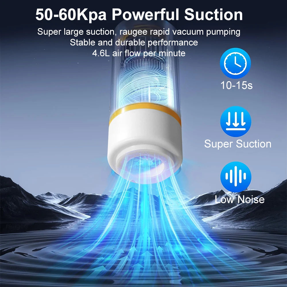 Mini Electric Vacuum Sealer Pump – Rechargeable Food Saver