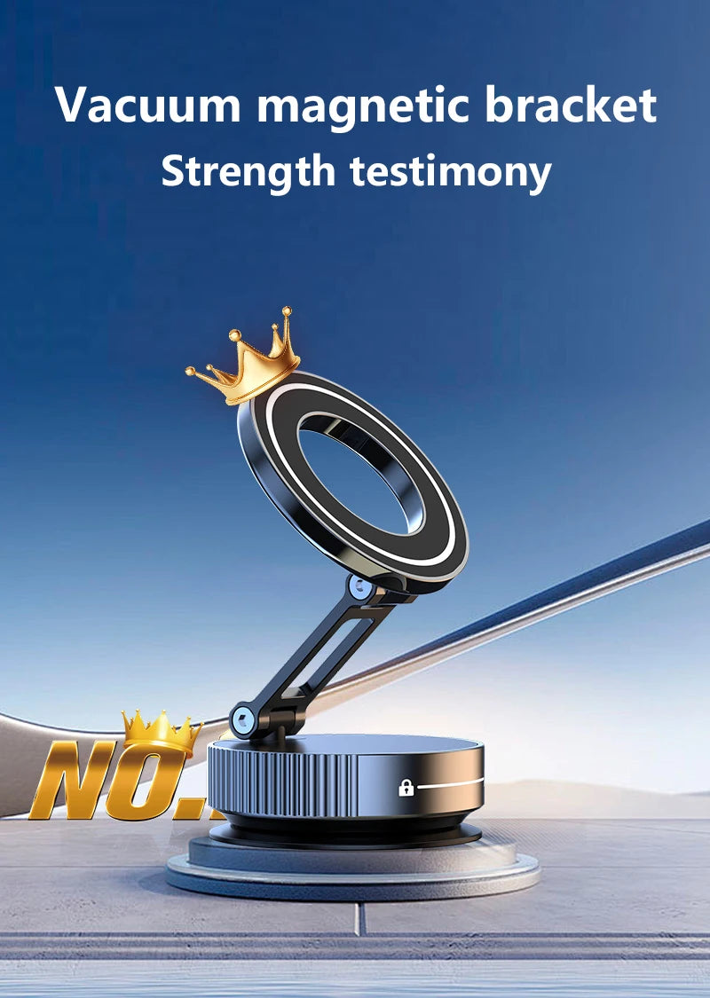 Magnetic Car Phone Holder – Foldable & Adjustable