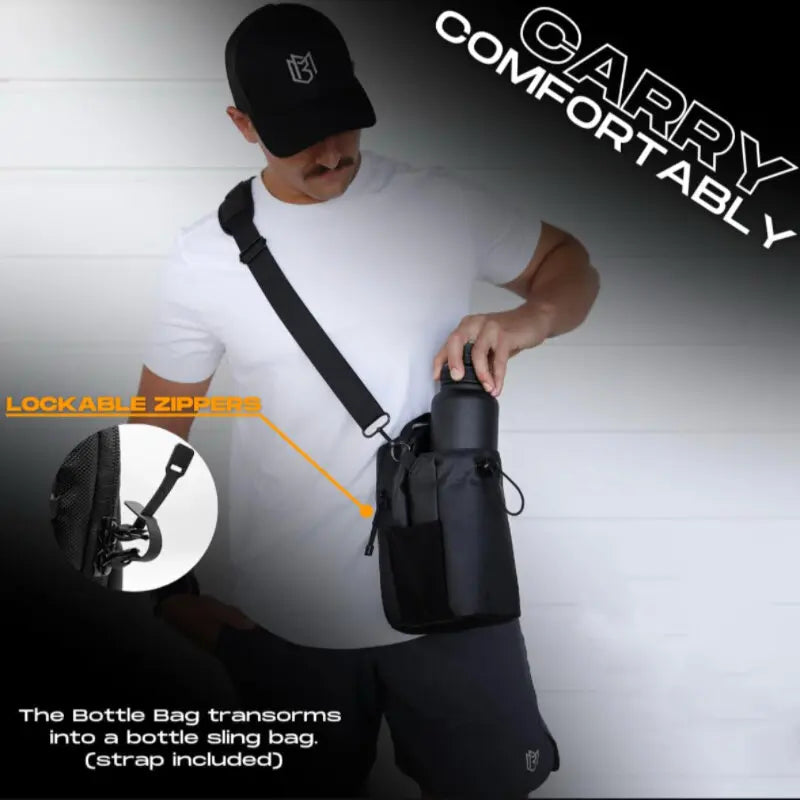 Magnetic Water Bottle Gym-Bag