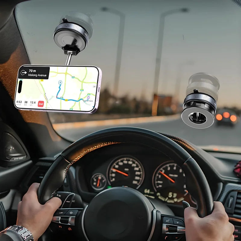 Magnetic Car Phone Holder – Foldable & Adjustable