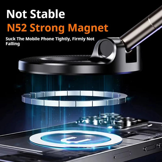 Magnetic Car Phone Holder – Foldable & Adjustable